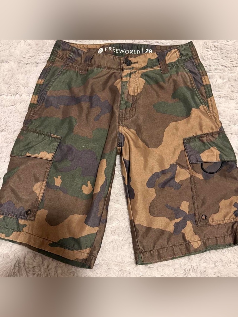 Men's Camo Cargo Shorts